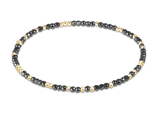 Enewton Hope Unwritten Hematite 2mm Beaded Bracelet - 3 Styles