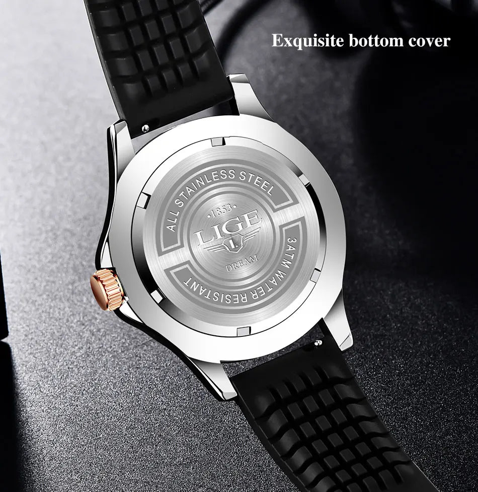 2026 LIGE New Business Mens Watches Top Brand Luxury Dive Watch For Men Waterproof Date Clock Sport Watch Relogio Masculino+Box