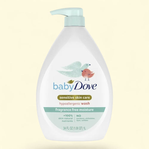 Baby Dove Skincare Liquid Body Wash, 34 oz