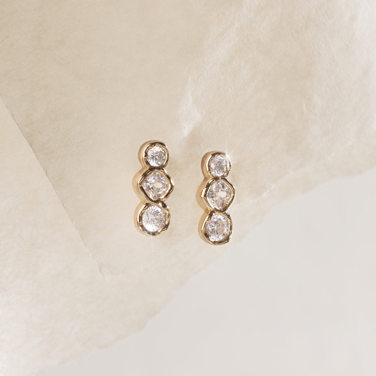 Tova Triple Stud Earrings