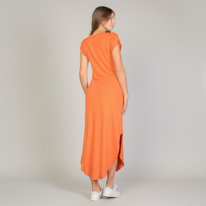 Batwing Pocket Maxi Dress
