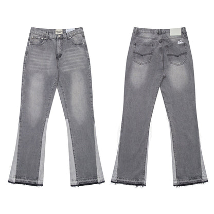 Gallery Dept Jeans Color-matching Flared Jeans Floor-mopping Straight Pants