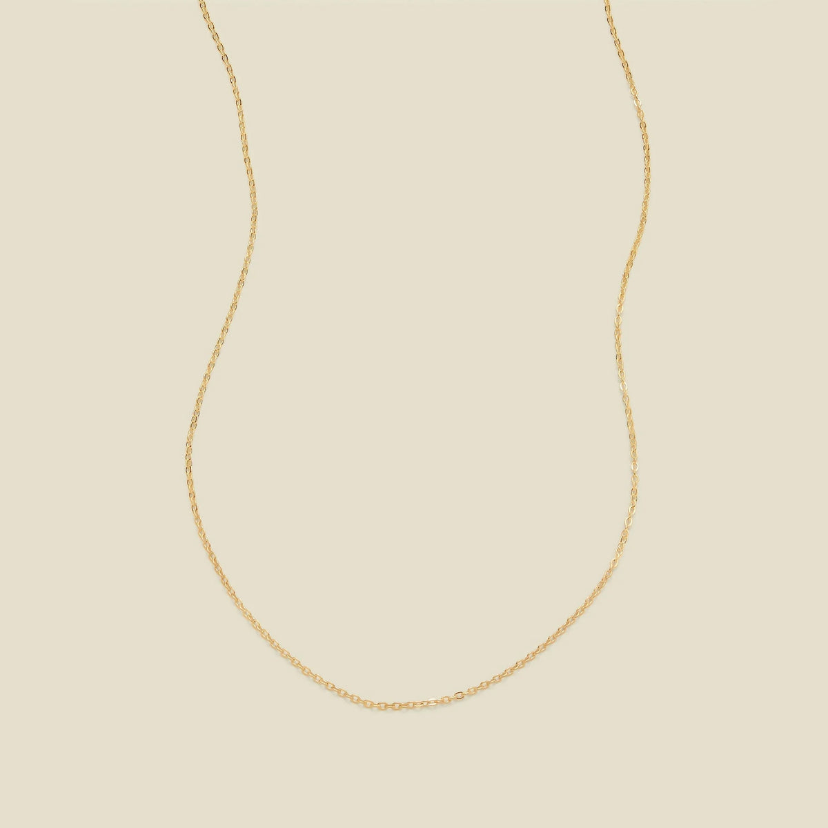Adjustable Flat Cable Charm Chain