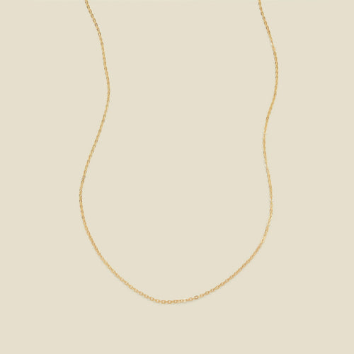 Adjustable Flat Cable Charm Chain