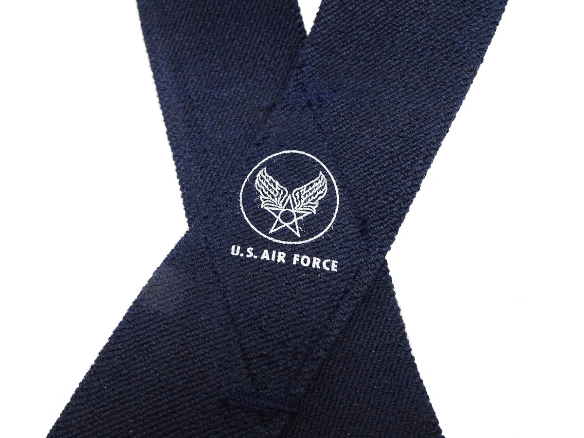 Buzz Rickson Suspenders Men's Reproduction of X back Design Military Button-on Braces for A-11 Trousers BR02718 128 Navy-Blue