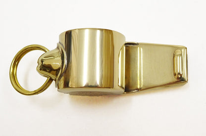 Buzz Rickson Whistle Acme Thunderer WWII Military Air Force Pilot Style Brass Whistle with Split Ring BR02763