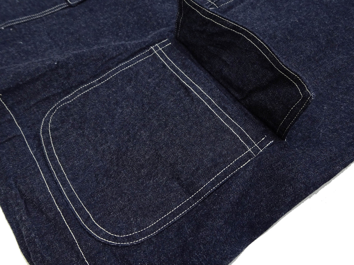 Buzz Rickson U.S. Navy Denim Gas Protective Parka - WWII Denim Anti-Gas Parka (Gunner Smock Jacket) BR11703 One-Wash