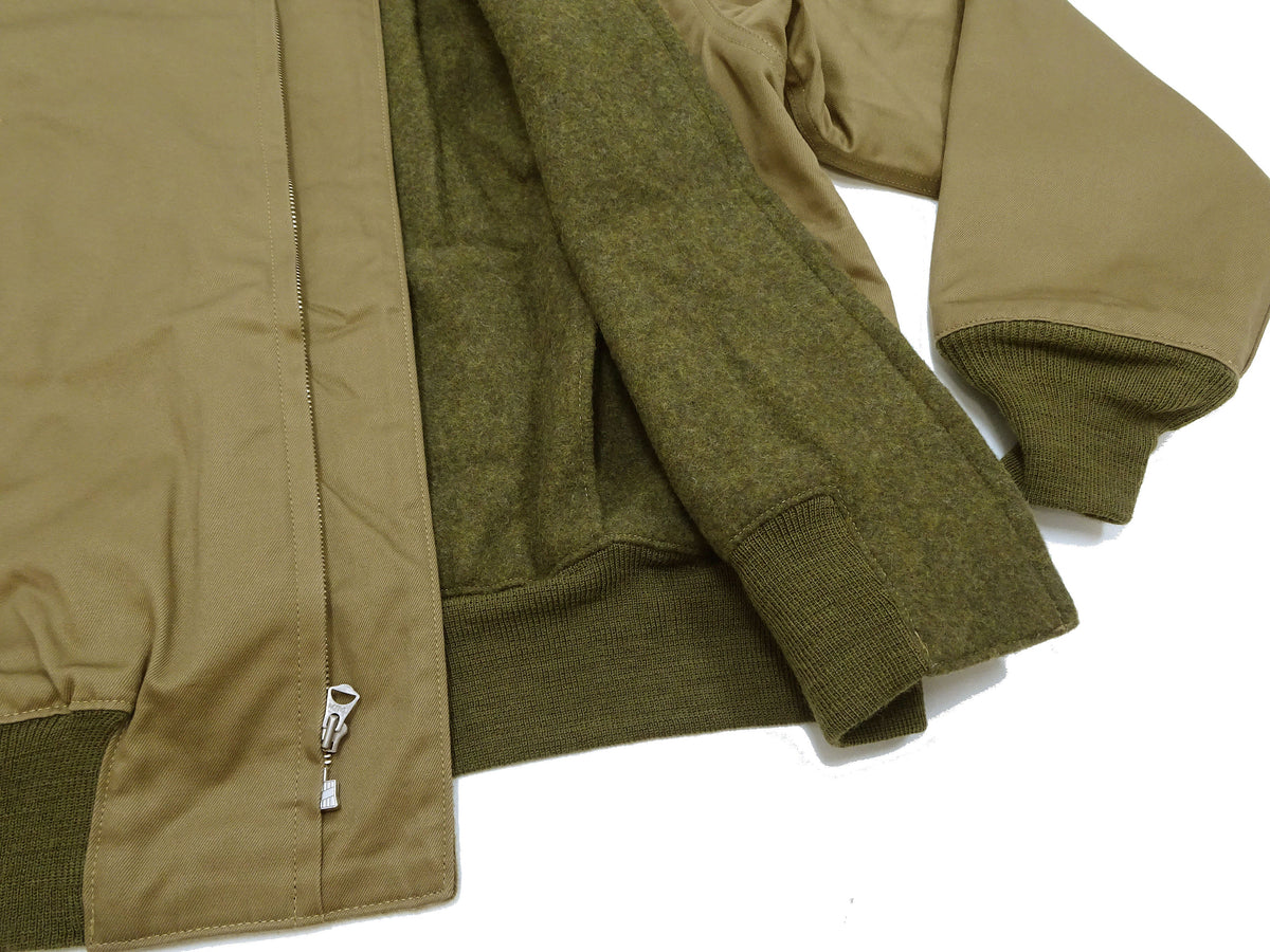 Buzz Rickson Tanker Jacket - Men's Reproduction of the U.S. Army Late-Model Slash-Pocket Version BR15755 Light Olive Drab