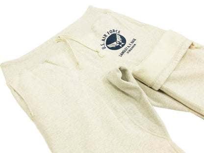 Buzz Rickson Sweatpants Men's Slimmer Fit Military Style Drawstring Pants BR40973 Oatmeal