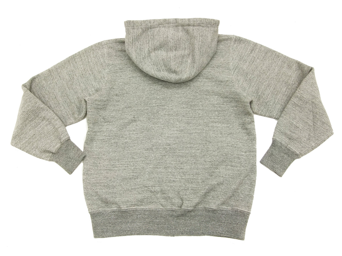 Buzz Rickson Hoodie Men's USAAF Insignia Hoodie Zip Front Hooded Sweatshirt BR65599 Heather-Gray