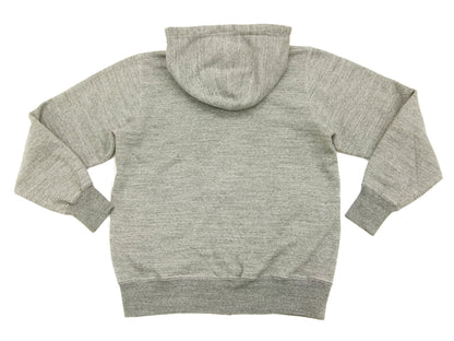 Buzz Rickson Hoodie Men's USAAF Insignia Hoodie Zip Front Hooded Sweatshirt BR65599 Heather-Gray