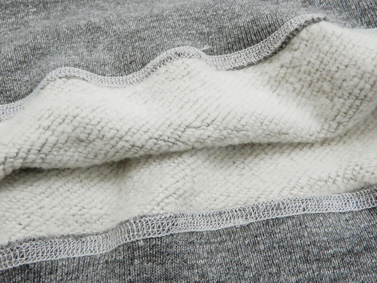Buzz Rickson Plain Sweatshirt Men's Loop-wheeled Vintage Style BR65622 Heather-Gray