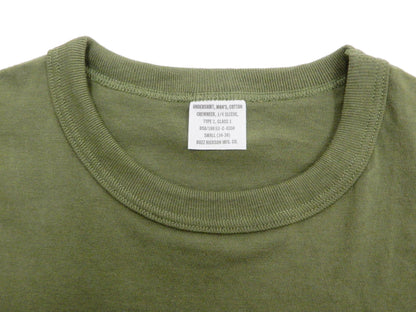 Buzz Rickson T-shirt Men's Plain T shirt Short Sleeve Loopwheel Tee BR78960 149 Olive