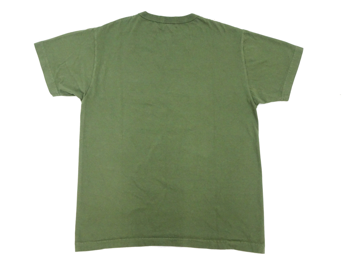 Buzz Rickson T-shirt Men's Griffiss Air Force Base Military Graphic Short Sleeve Loopwheeled Tee BR79343 149 Olive
