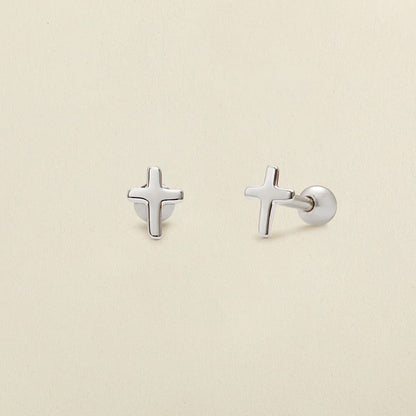 Cross Stud Earrings