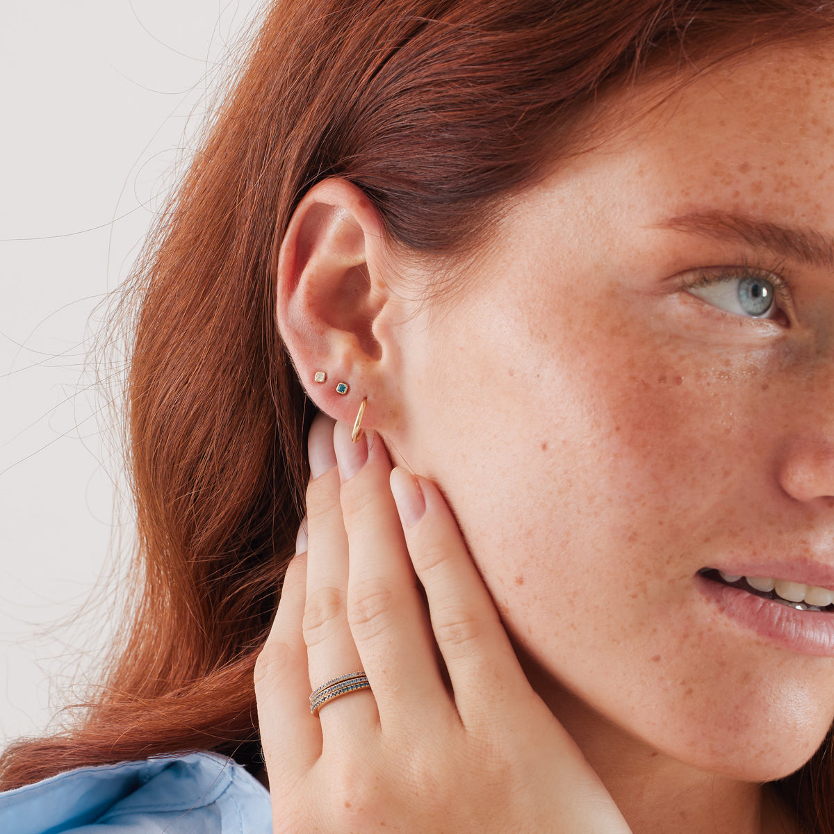 December Birthstone Stud Earrings | Final Sale