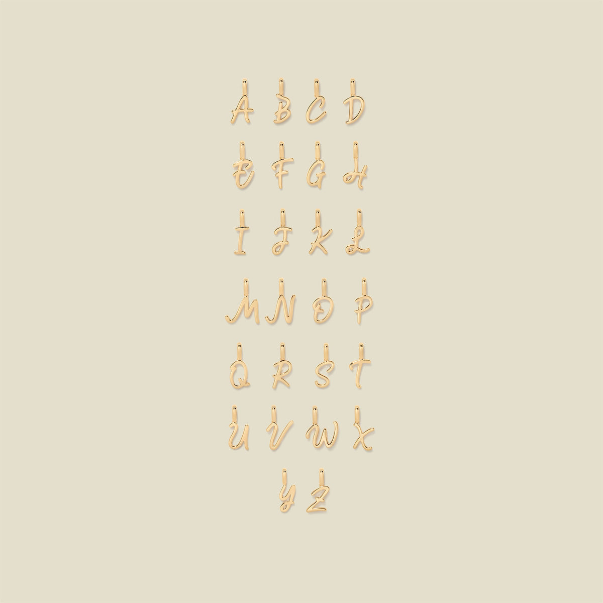 Script Initial T Charm