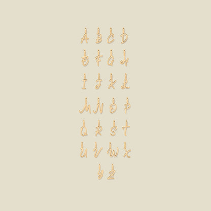 Script Initial B Charm