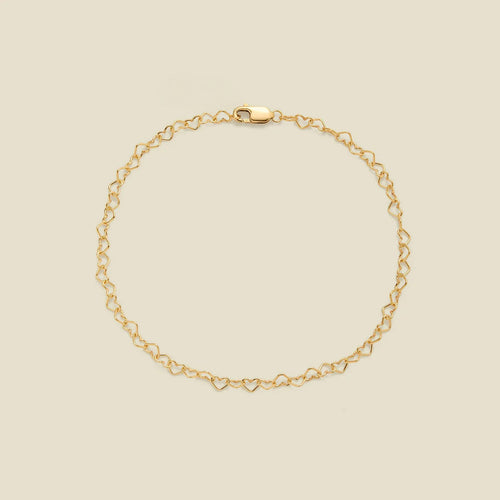 Heart Chain Bracelet