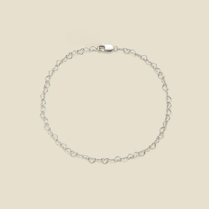 Heart Chain Bracelet