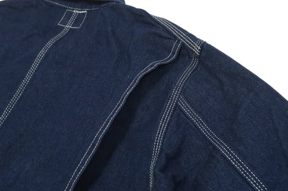 Lee Coverall Men's Reproduction of Union-All Long Sleeve Unlined Coveralls LM7213 LM7213-200 Rince Deep Blue Indigo