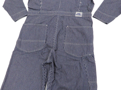 Lee Coverall Men's Reproduction of Union-All Long Sleeve Unlined Coveralls LM7213 LM7213-104 Hickory Stripe