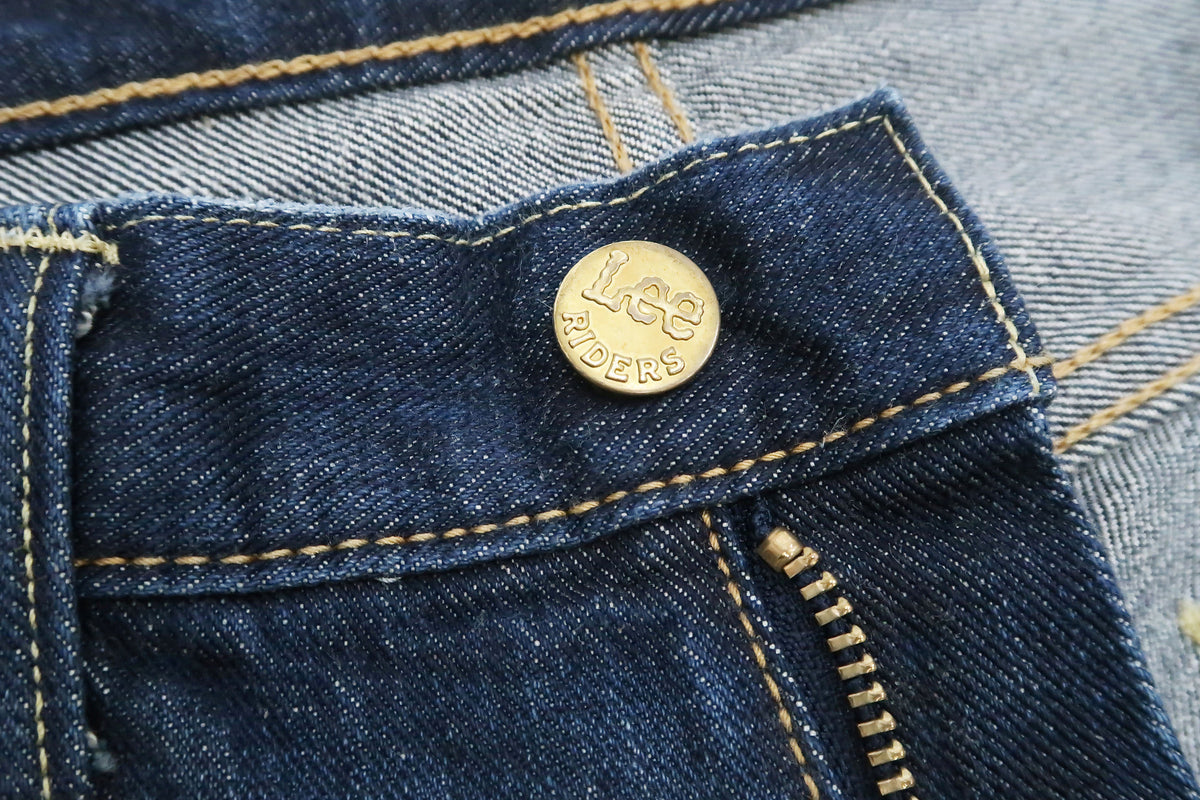 Lee Jeans 101Z with Zip fly Men's Regular Fit Straight Jeans LM8101 Made in Japan LM8101-526 Pre-Faded Blue Indigo Denim
