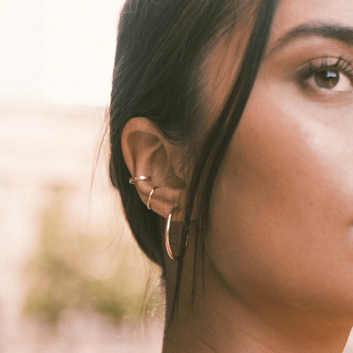 Luster Rounded Ear Cuff - Single | Final Sale