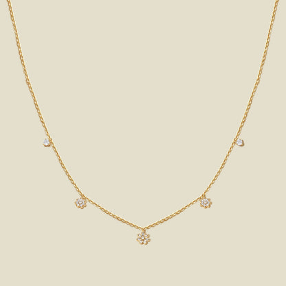 Flora Luxe Floating Necklace