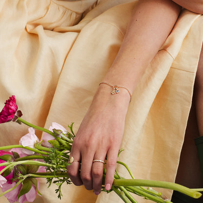 March Birth Flower Charm
