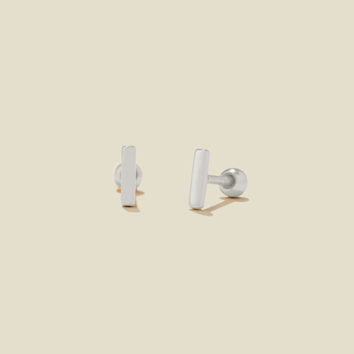 Mini Bar Stud Earrings | Final Sale