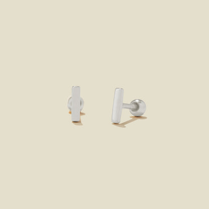 Mini Bar Stud Earrings | Final Sale