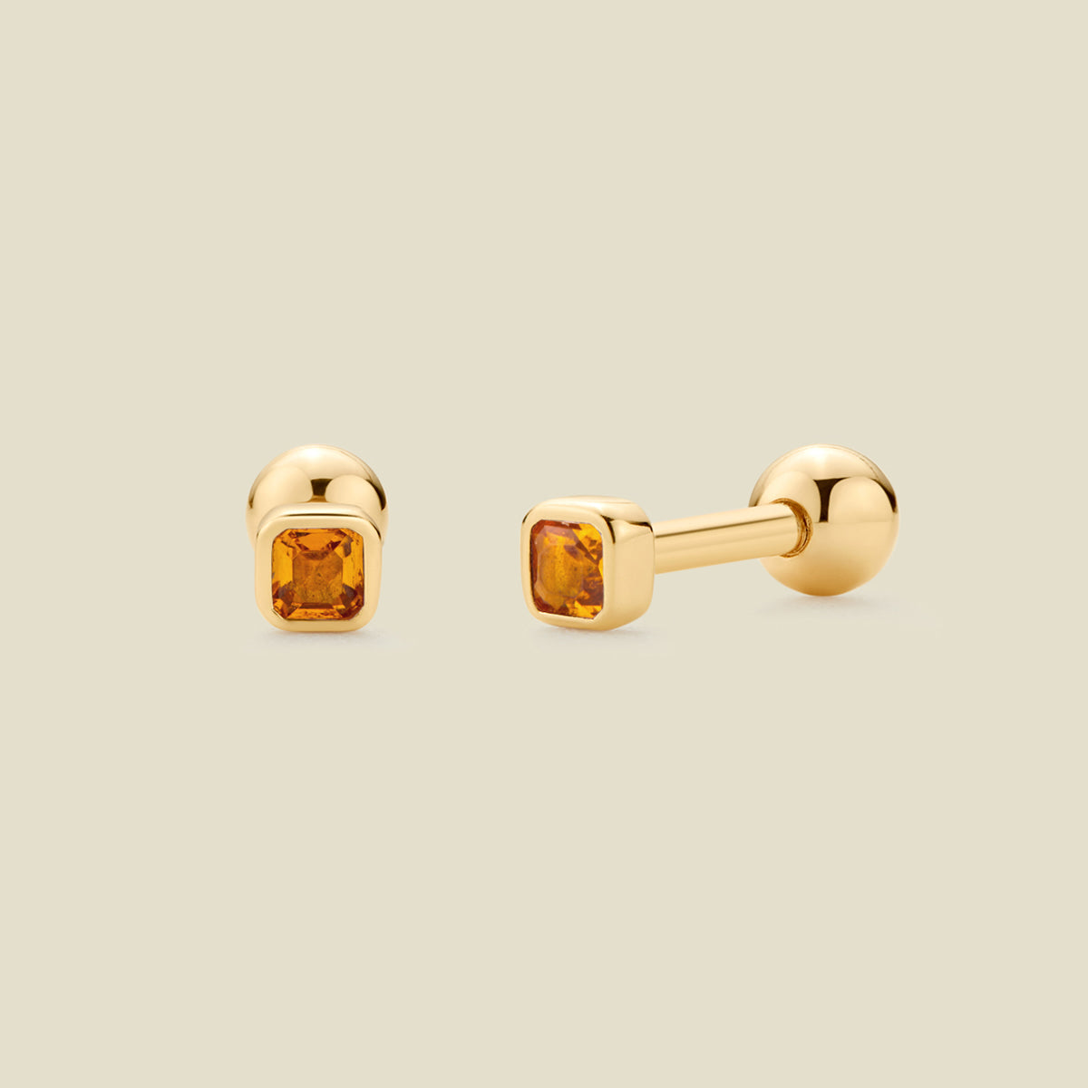 November Birthstone Stud Earrings | Final Sale