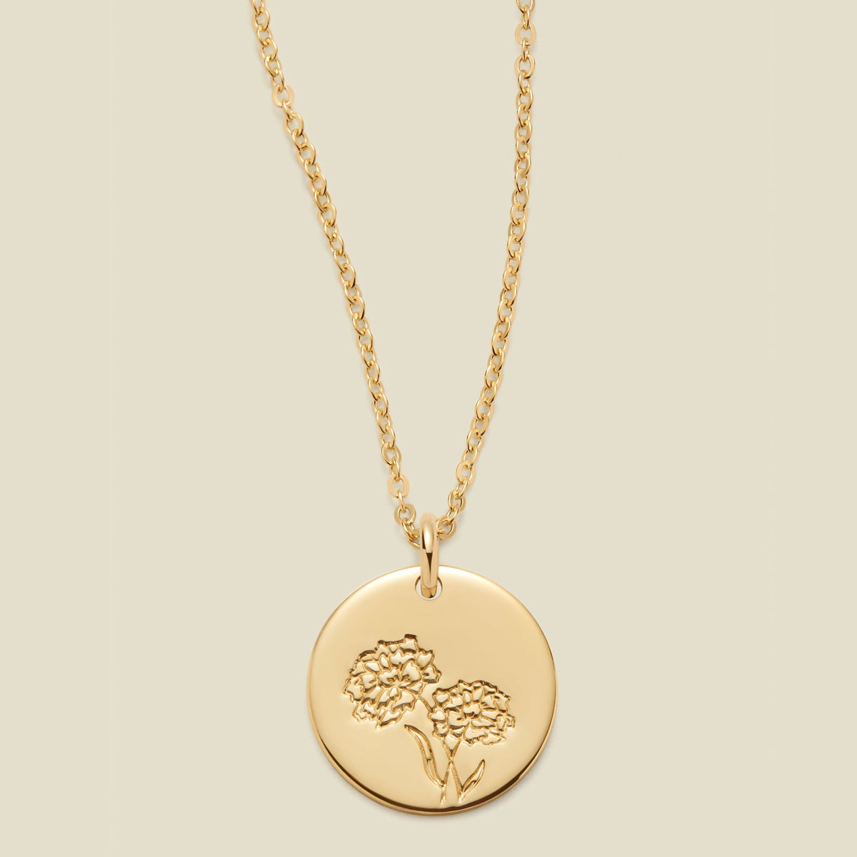 October Birth Flower Necklace