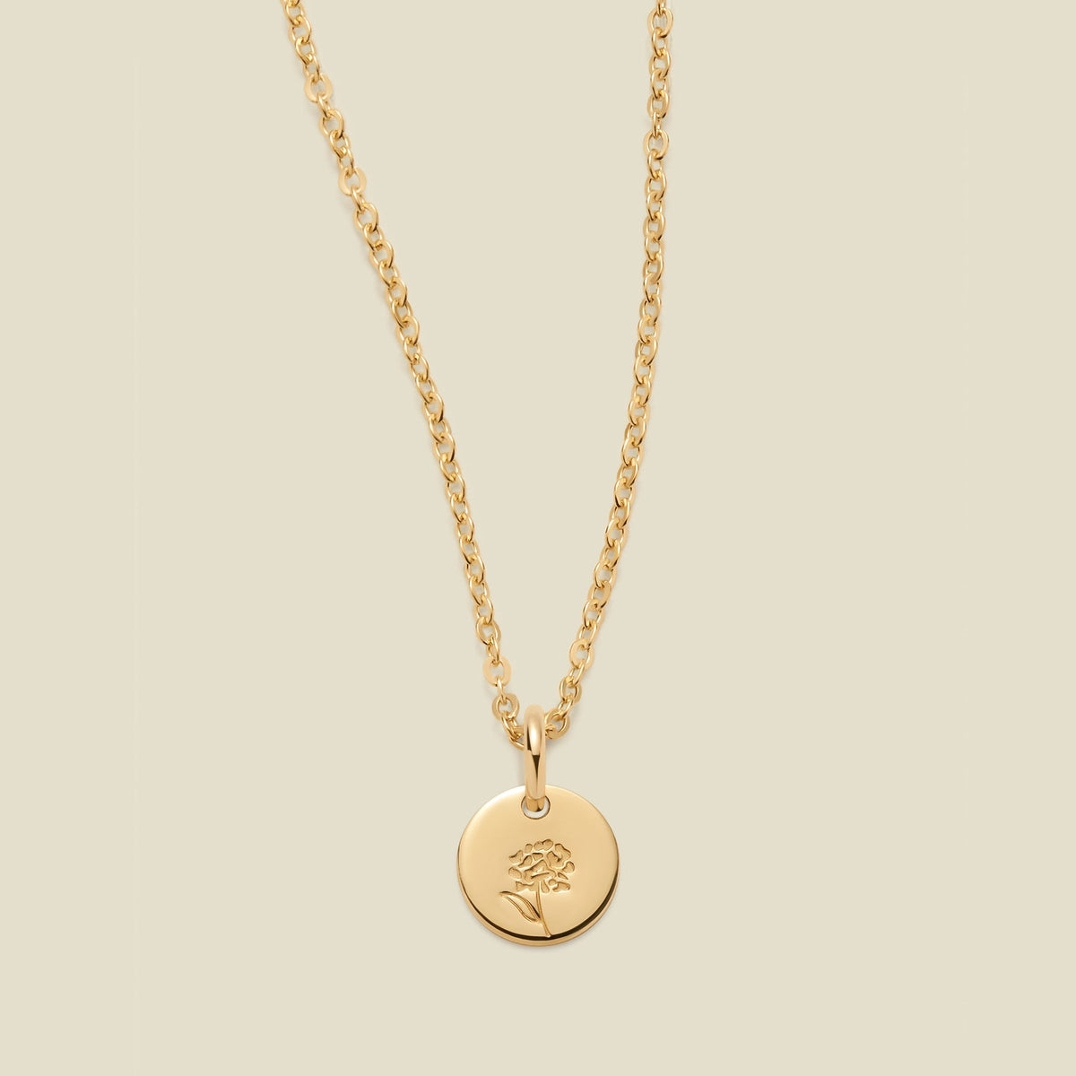 October Birth Flower Necklace