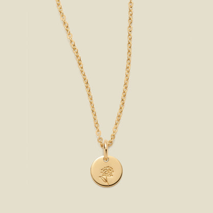 October Birth Flower Necklace
