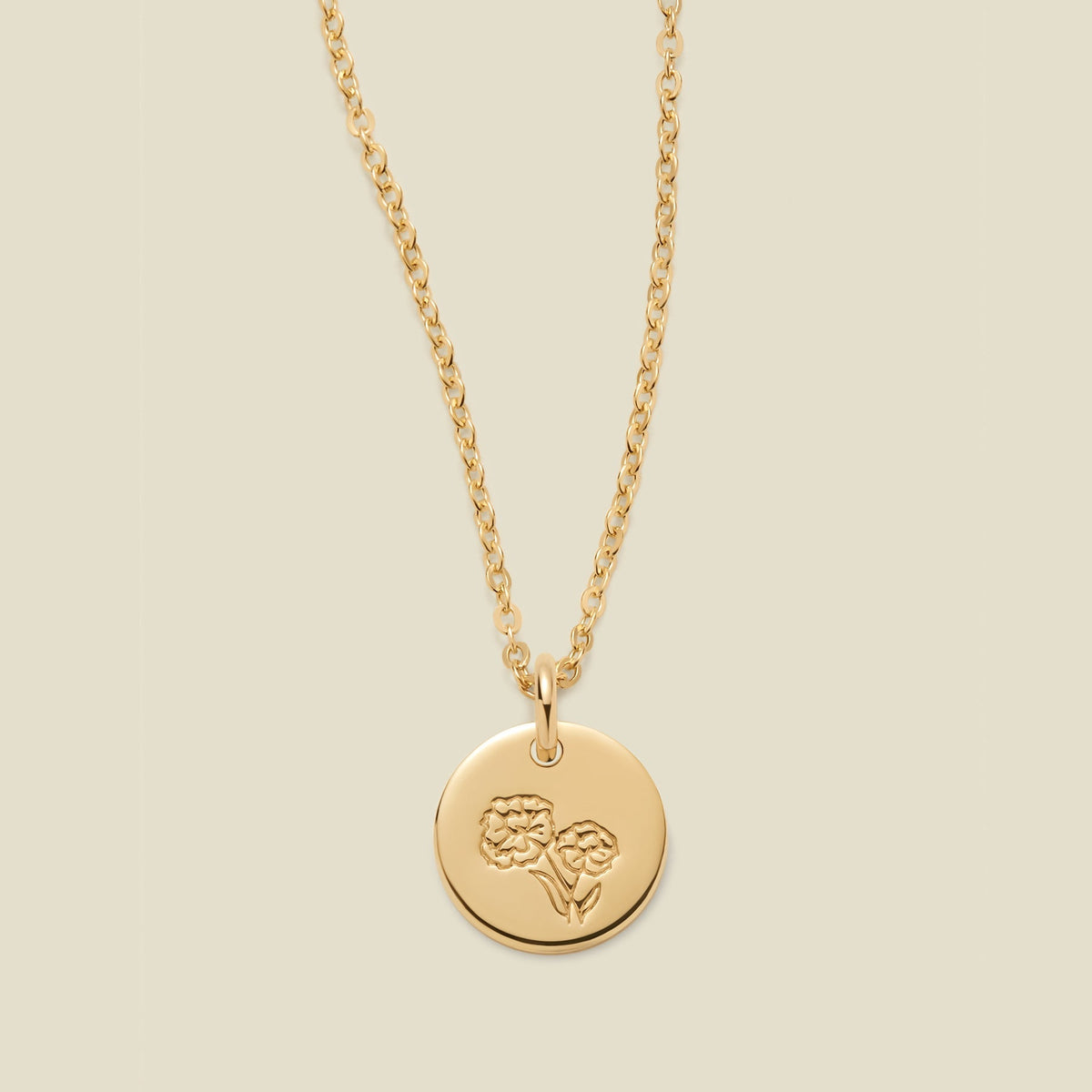 October Birth Flower Necklace