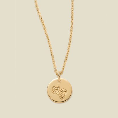 October Birth Flower Necklace