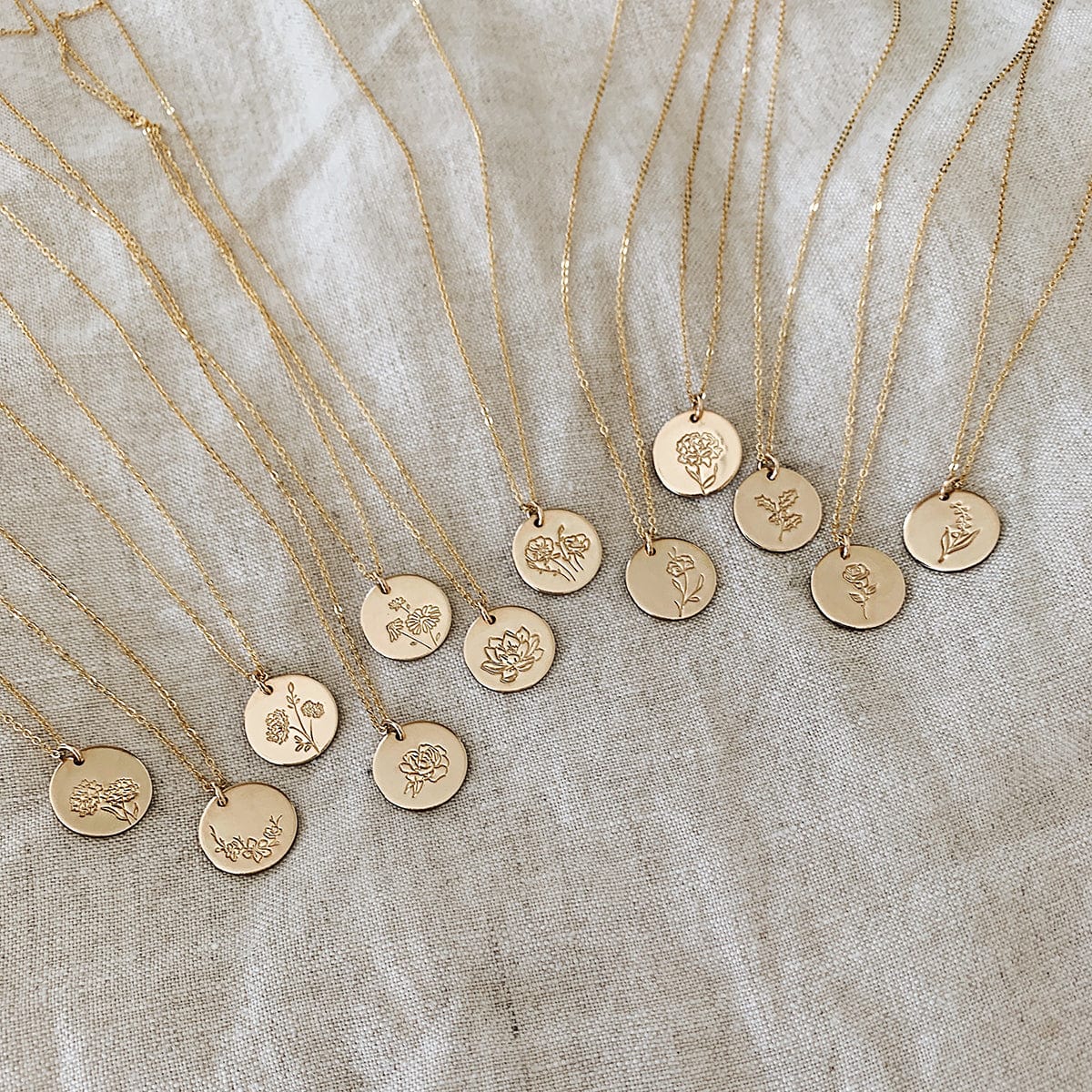 October Birth Flower Necklace