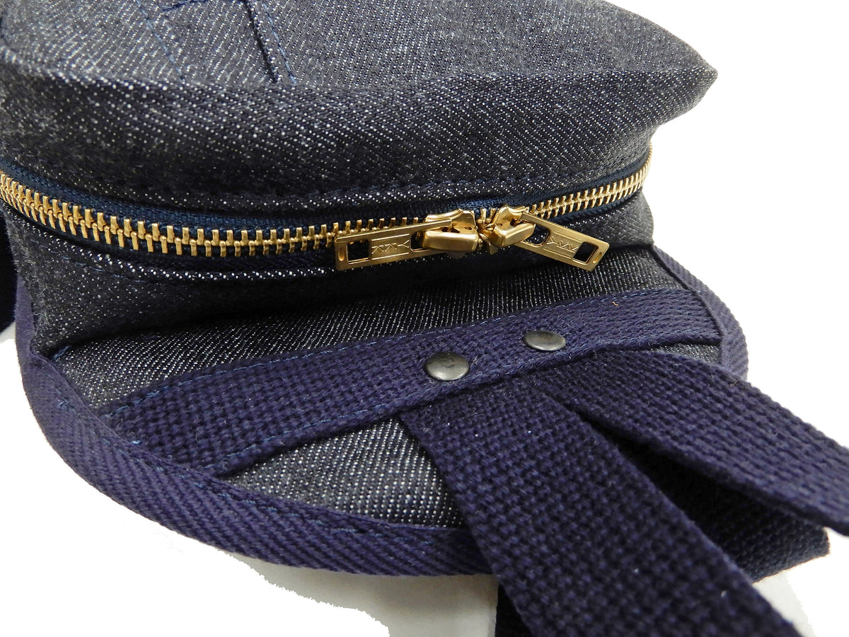 Kojima Genes Sling Bag Men's Casual Small Crossbody Backpack rnb953 RNB-953 Indigo-Denim