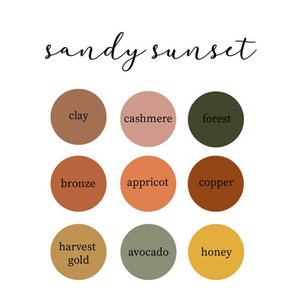 Sandy Sunset Personalized Knotted Hat