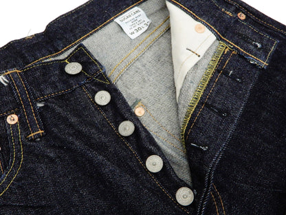 Sugar Cane Jeans Men's Slim Tapered Fit One-Washed 14.25 Oz. Japanese Selvedge Denim SC42021A