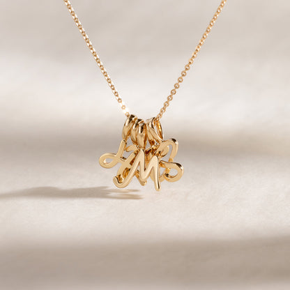Script Initial F Charm