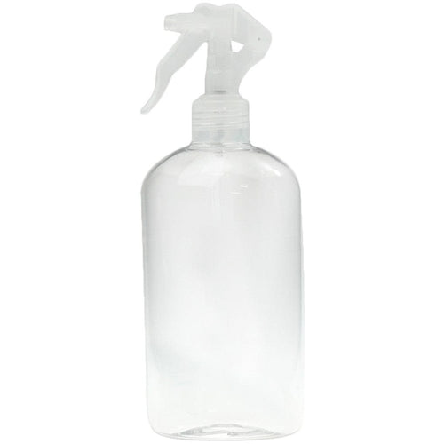 Clear Short PET Plastic Trigger Spray Bottle - 250ml