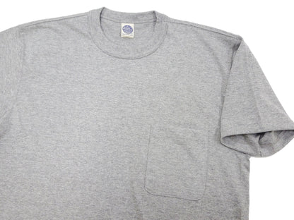 TOYS McCOY T-shirt Men's Steve McQueen Plain Pocket T-Shirt Short Sleeve Loopwheeled Tee TMC2410 020 Ash-Gray