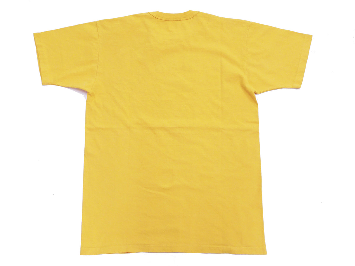 TOYS McCOY Graphic Loopwheel T-shirt - Men's Short Sleeve Taxi Driver U.S. Marines Printed Tee TMC2515 060 Faded-Yellow