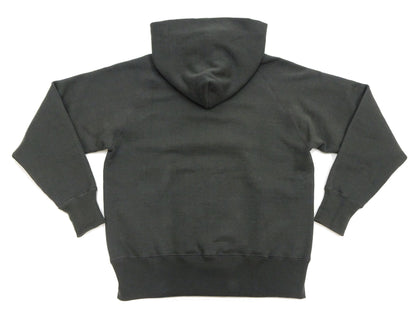 TOYS McCOY Steve McQueen Pullover Hoodie - Extra Heavyweight 14.8oz Loopwheeled Fleece Hooded Sweatshirt - Made in Japan - (TMC2542 030 Faded Black)