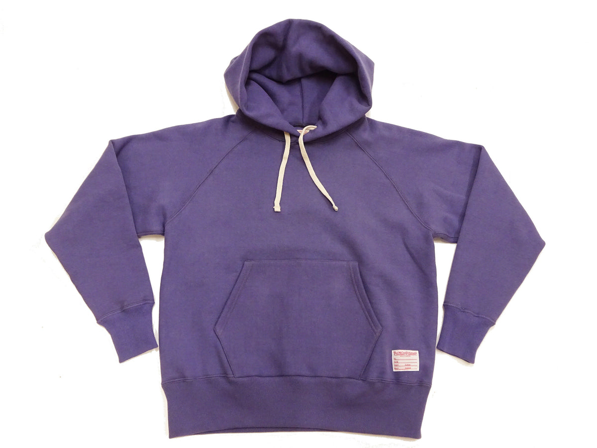 TOYS McCOY Steve McQueen Pullover Hoodie - Extra Heavyweight 14.8oz Loopwheeled Fleece Hooded Sweatshirt - Made in Japan - (TMC2542 121 Faded Blue)