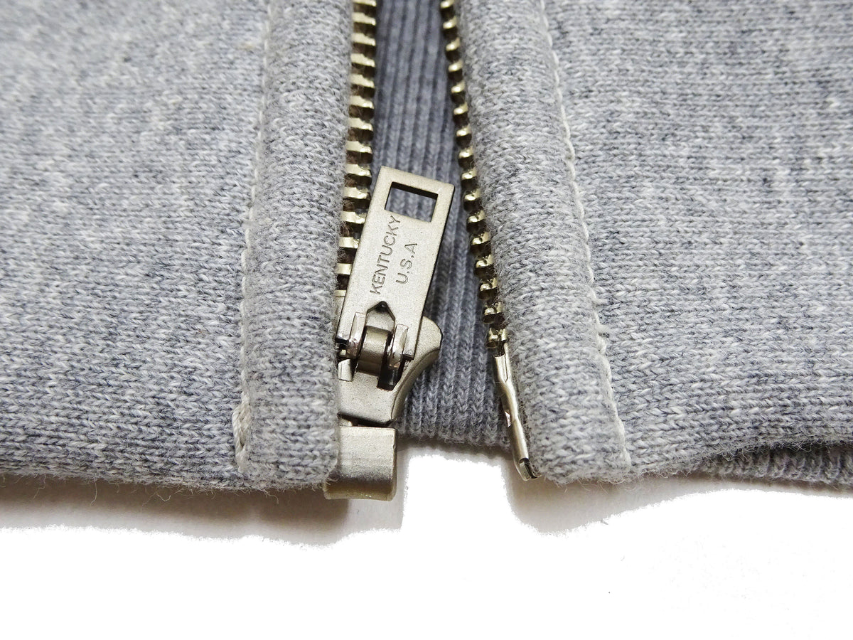 TOYS McCOY Men's Heavyweight Full Zip Hoodie - Vintage-Style Zip-Up Solid Hooded Sweatshirt TMC2567 040 Sand-Beige