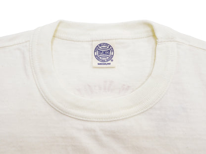 TOYS McCOY Men's Short-Sleeve Steve McQueen Graphic T-Shirt, Tubular Knit Jersey, One-Wash, Made in Japan (TMC2605 011 Soft Off-White)
